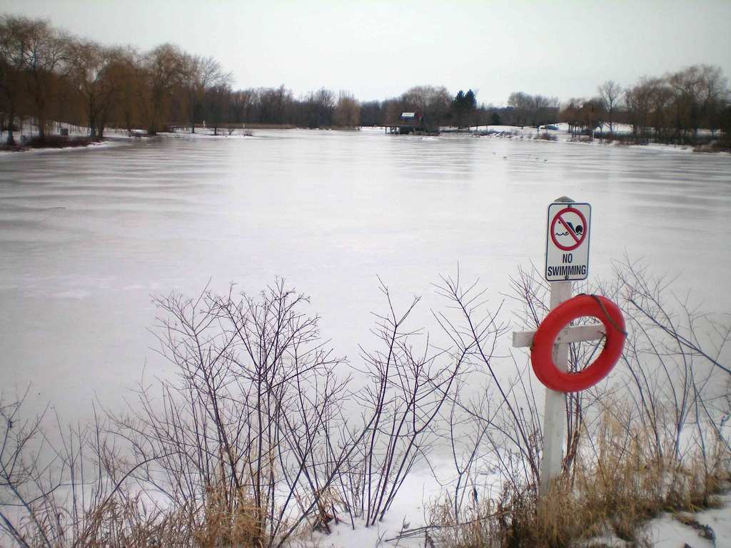 no swimming