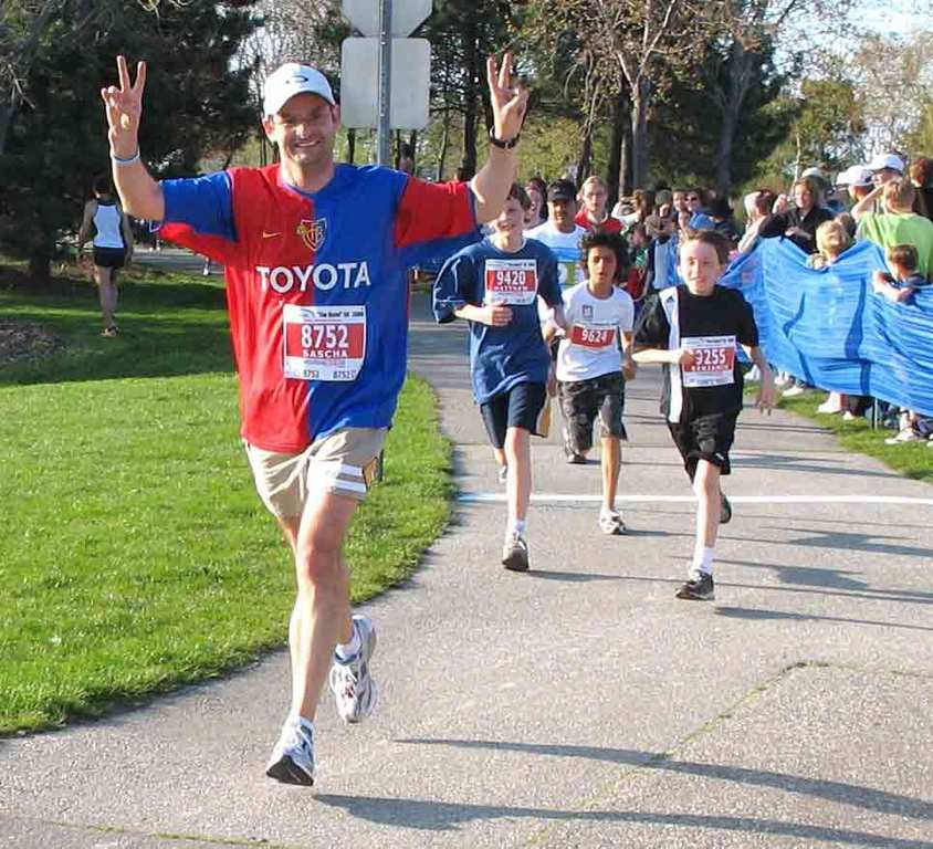 Sascha am 5K in Mississauga