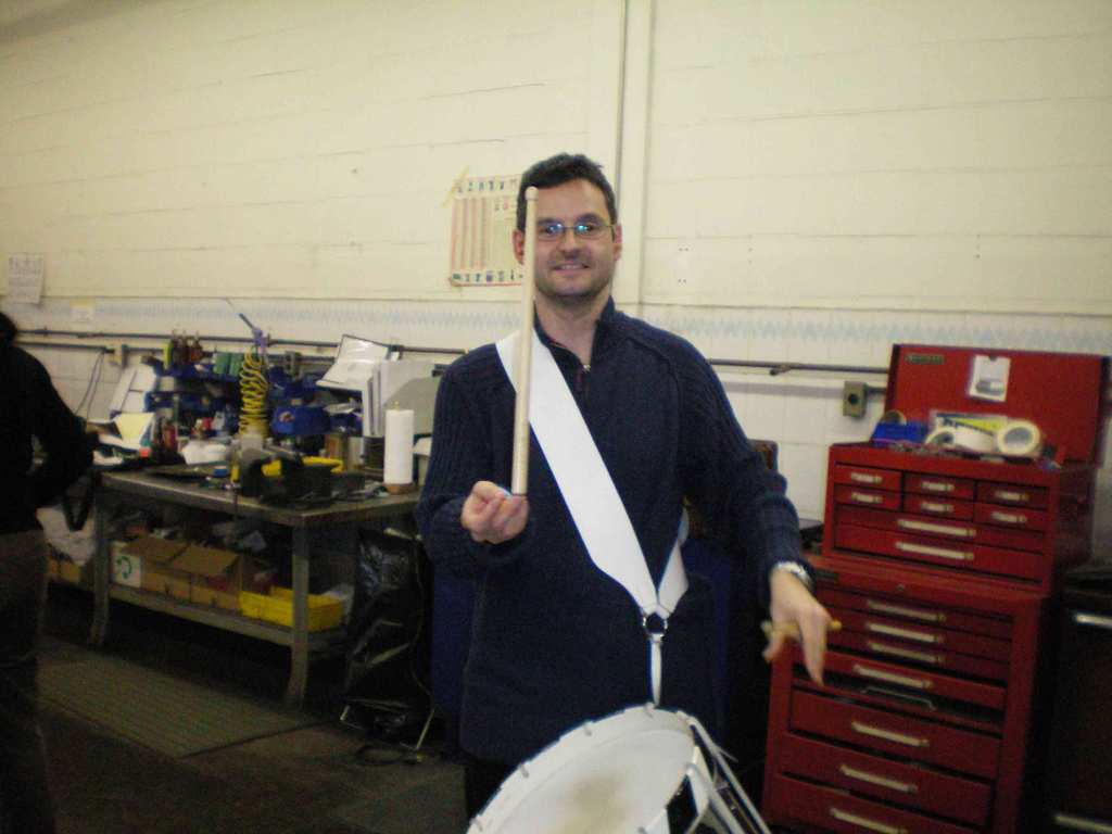 Sascha am jonglieren